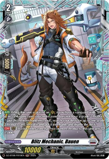 Blitz Mechnanic, Bauen (DZ-BT08/FR19EN) [Knights 0f Rebirth]