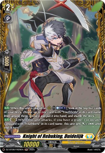 Knight of Precision, Duidelijk (DZ-BT08/FR29EN) [Knights 0f Rebirth]