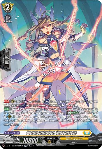 Pentaculation Sorceress (DZ-BT08/SR28EN) [Knights 0f Rebirth]