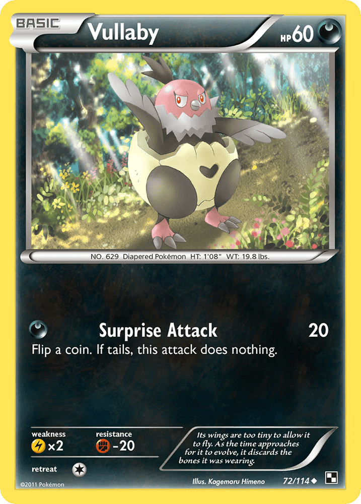 Vullaby (72/114) [Black & White: Base Set] (Online Only)