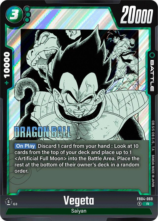 Vegeta (FB04-069) [Manga Booster 01] (ONLINE ORDER ONLY)