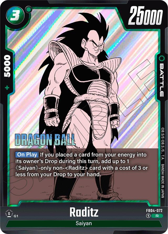 Raditz (FB04-072) [Manga Booster 01] (ONLINE ORDER ONLY)