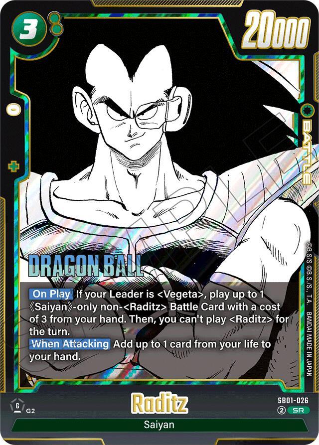 Vegeta (SB01-026) [Manga Booster 01] (ONLINE ORDER ONLY)