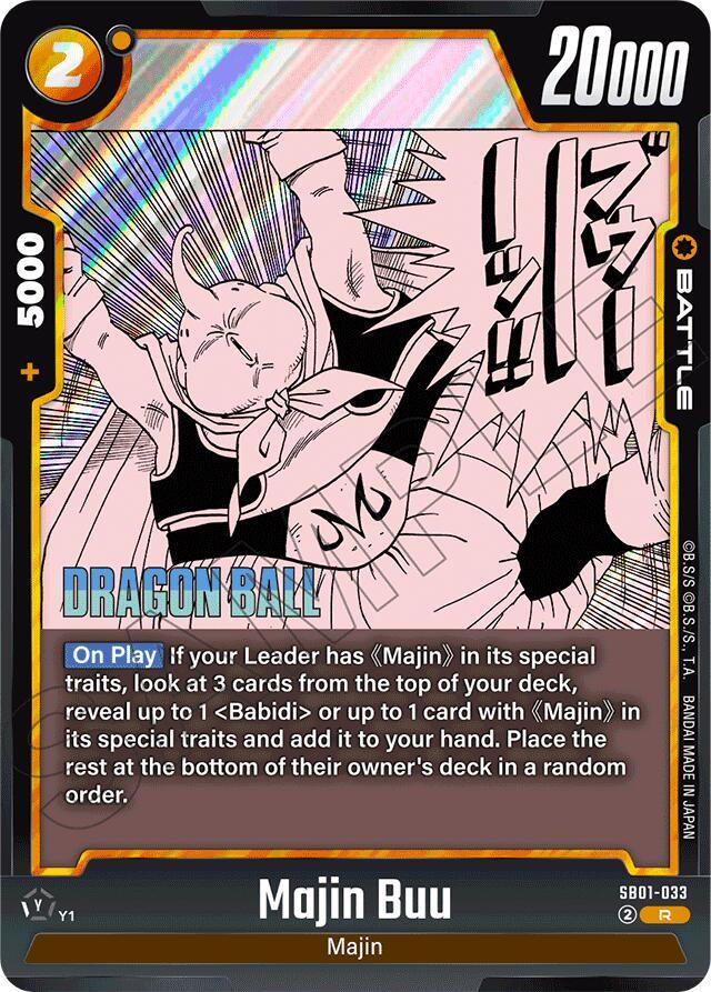 Majin Buu [Manga Booster 01] (ONLINE ORDER ONLY)