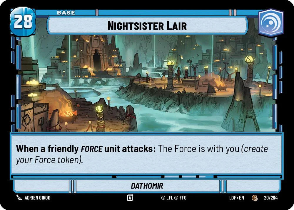 Nightsister Lair // Force (020/264 // T03/T03) (020/264 // T03/T03) [Legends of the Force] (ONLINE ORDER ONLY)
