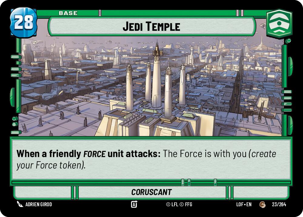 Jedi Temple // Shield (023/264 // T02/T03) (023/264 // T02/T03) [Legends of the Force]