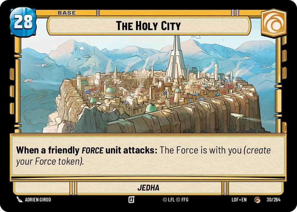 The Holy City // Shield (030/264 // T02/T03) (030/264 // T02/T03) [Legends of the Force] (ONLINE ORDER ONLY)