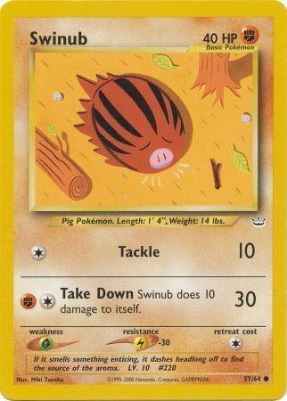 Swinub (57/64) [Neo Revelation Unlimited] (Online Only)