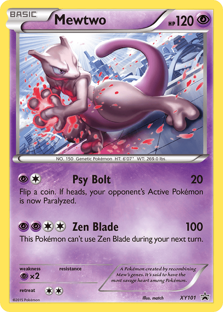 Mewtwo (XY101) [XY: Black Star Promos] (Online Only)