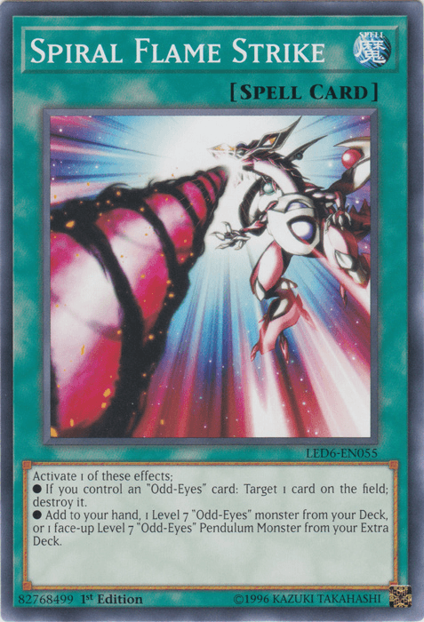 Spiral Flame Strike [LED6-EN055] Common (ONLINE ORDER ONLY)