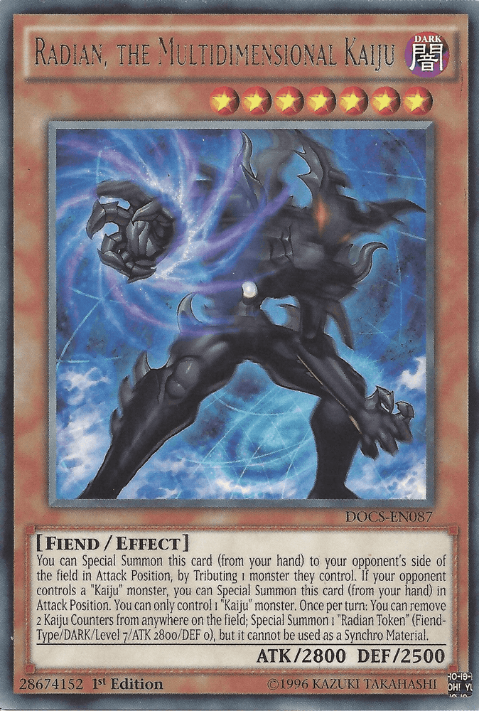 Radian, the Multidimensional Kaiju [DOCS-EN087] Rare (ONLINE ORDER ONLY)