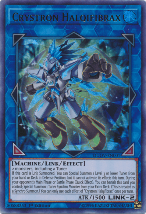Crystron Halqifibrax [DUOV-EN001] Ultra Rare (ONLINE ORDER ONLY)