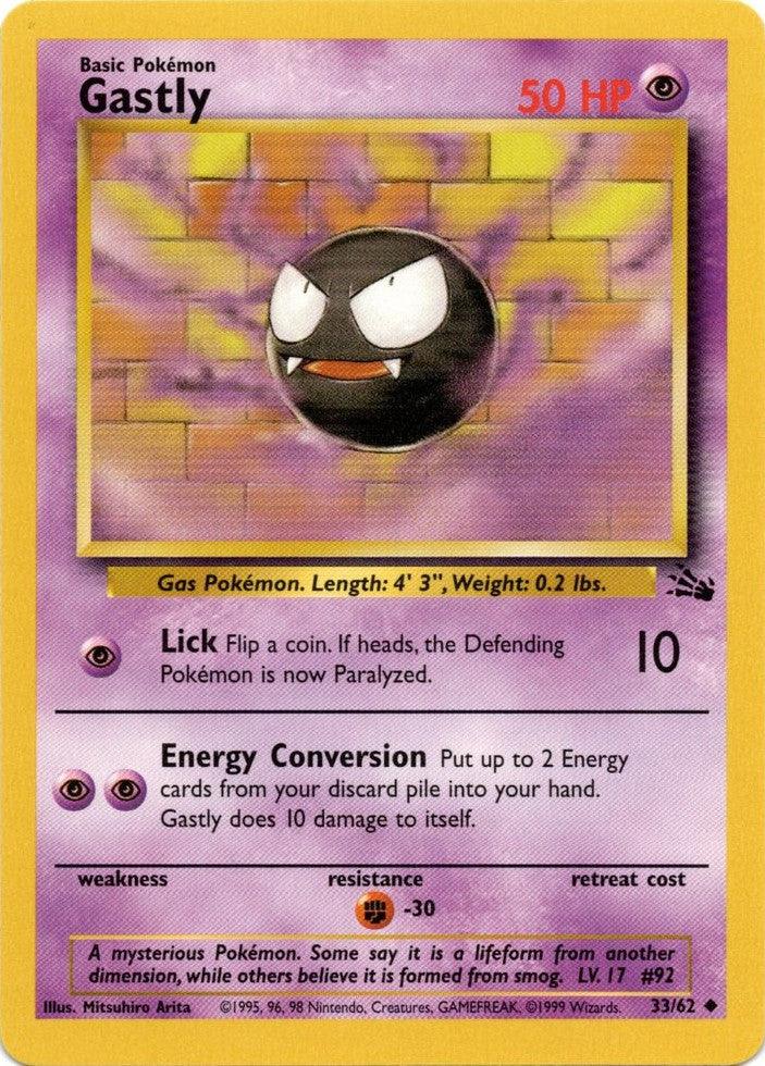 Gastly (33/62) [Fossil Unlimited] (Online Only)