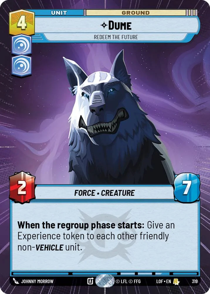 Dume (319) - Redeem the Future (Hyperspace) (319) [Legends of the Force] (ONLINE ORDER ONLY)