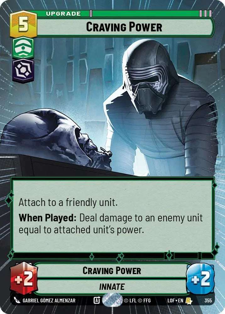 Craving Power (355) (Hyperspace) (355) [Legends of the Force] (ONLINE ORDER ONLY)