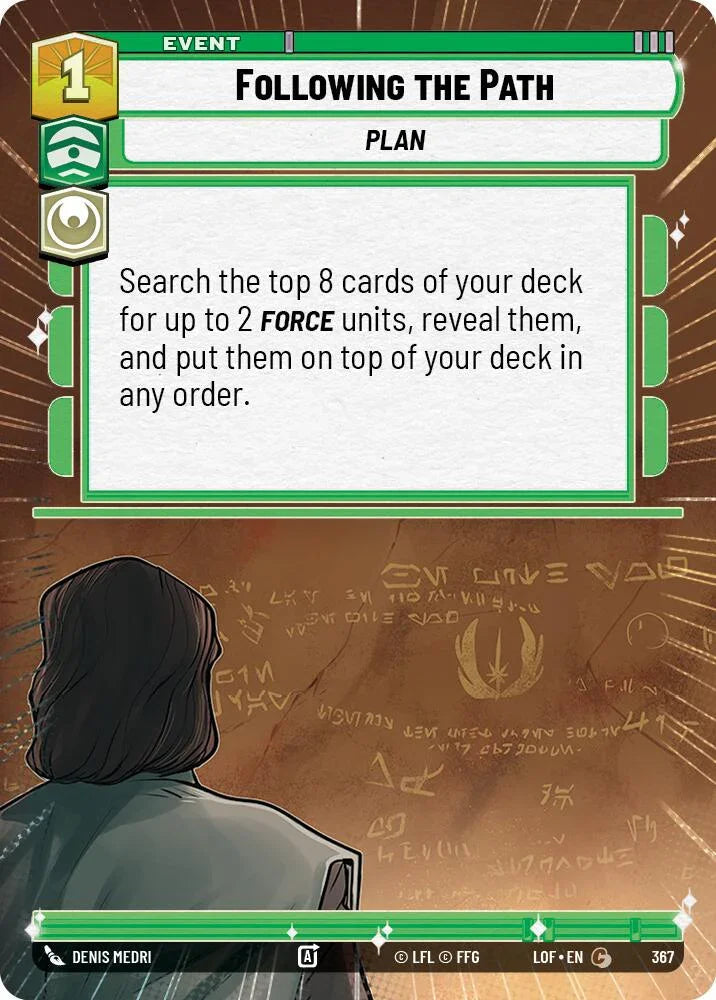 Following the Path (367) (Hyperspace) (367) [Legends of the Force] (ONLINE ORDER ONLY)