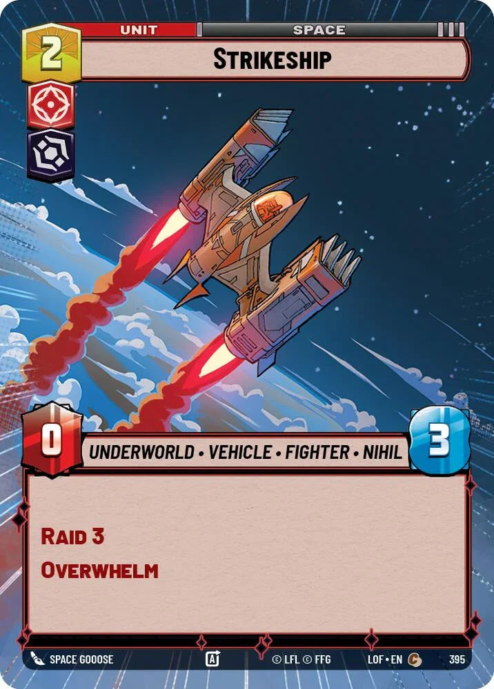 Strikeship (395) (Hyperspace) (395) [Legends of the Force] (ONLINE ORDER ONLY)