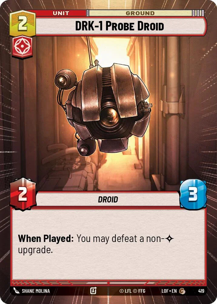 DRK-1 Probe Droid (419) (Hyperspace) (419) [Legends of the Force] (ONLINE ORDER ONLY)