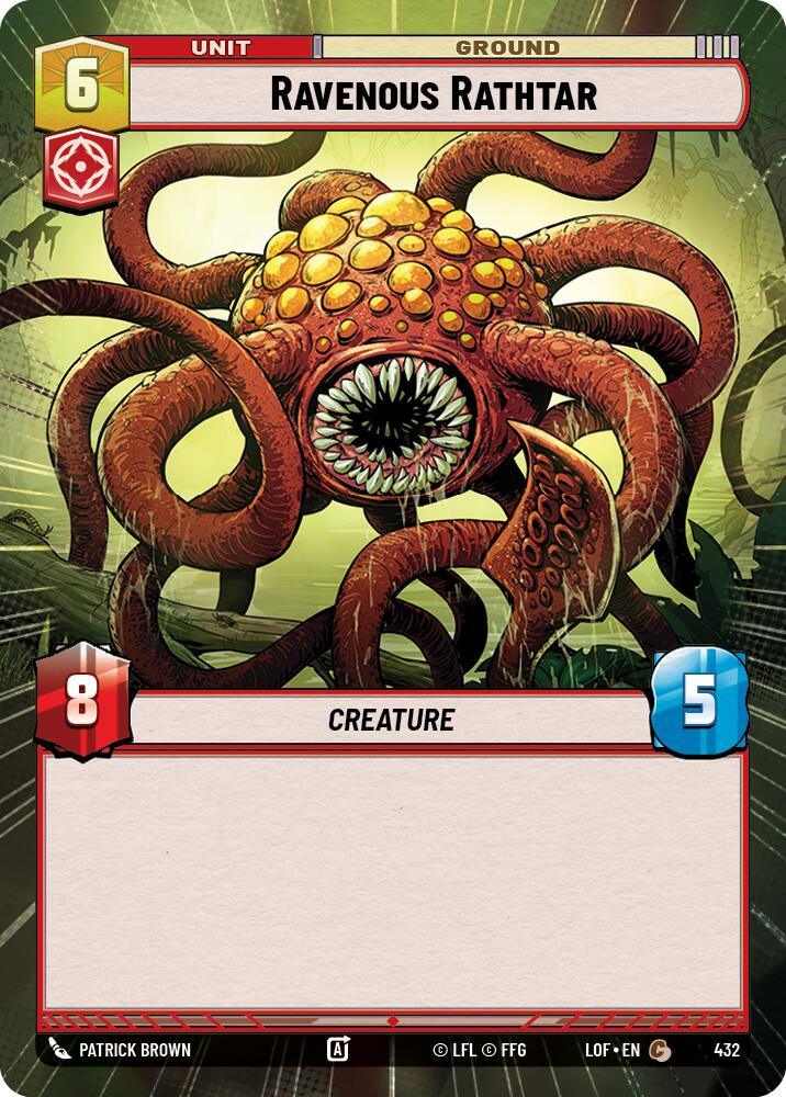 Ravenous Rathtar (432) (Hyperspace) (432) [Legends of the Force] (ONLINE ORDER ONLY)