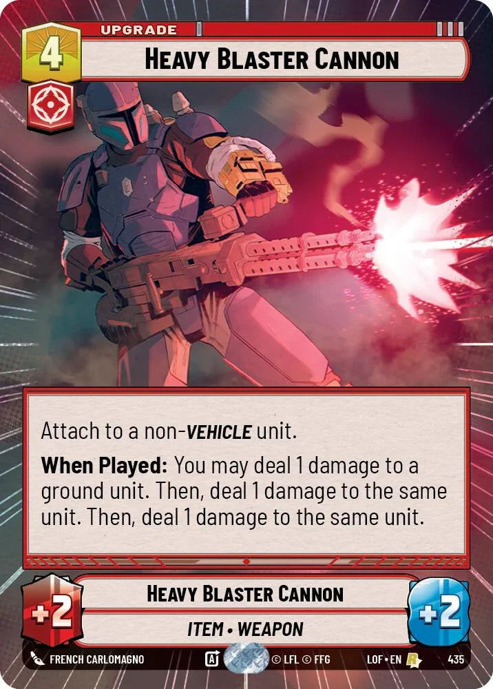 Heavy Blaster Cannon (435) (Hyperspace) (435) [Legends of the Force] (ONLINE ORDER ONLY)
