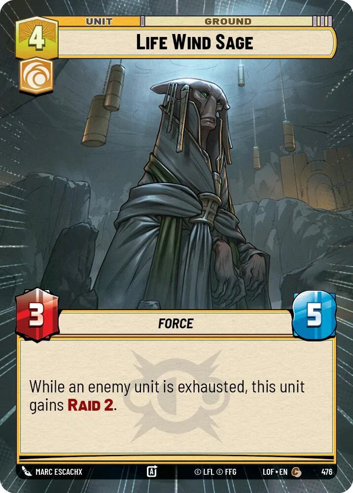 Life Wind Sage (476) (Hyperspace) (476) [Legends of the Force] (ONLINE ORDER ONLY)