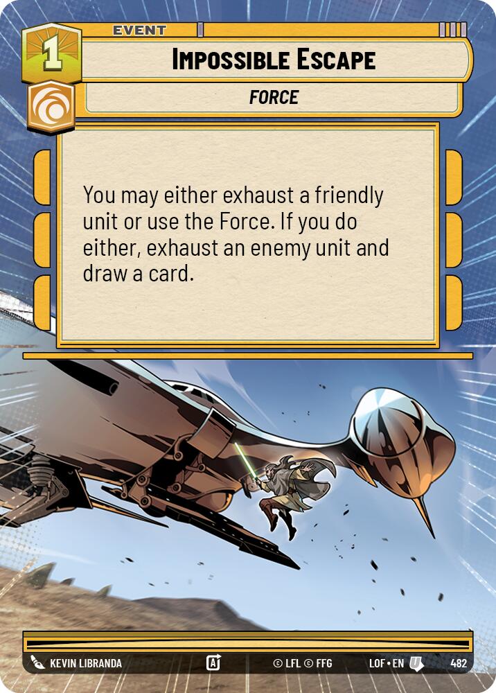 Impossible Escape (482) (Hyperspace) (482) [Legends of the Force]