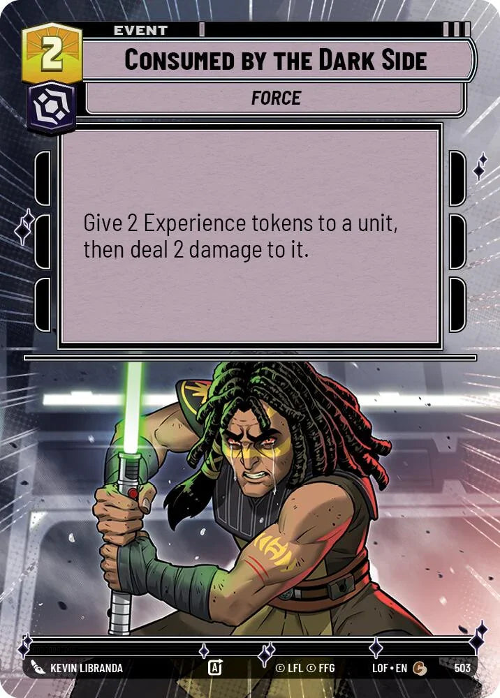 Consumed by the Dark Side (503) (Hyperspace) (503) [Legends of the Force] (ONLINE ORDER ONLY)