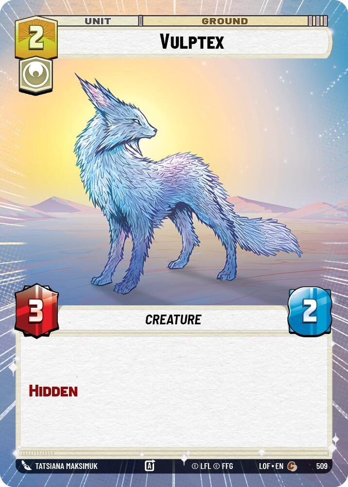 Vulptex (509) (Hyperspace) (509) [Legends of the Force] (ONLINE ORDER ONLY)