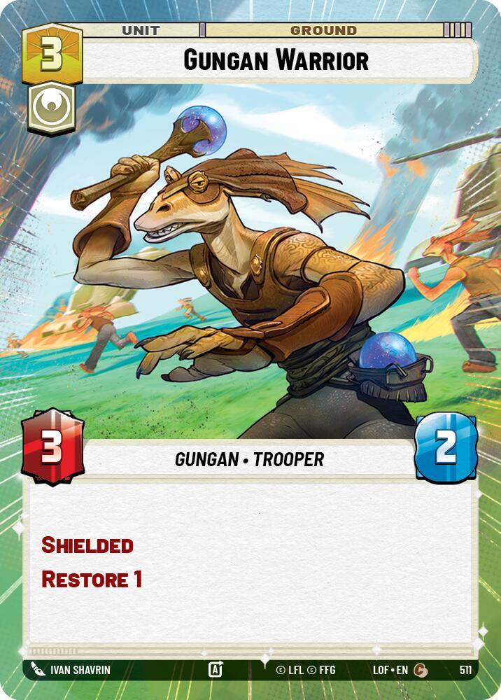Gungan Warrior (511) (Hyperspace) (511) [Legends of the Force] (ONLINE ORDER ONLY)