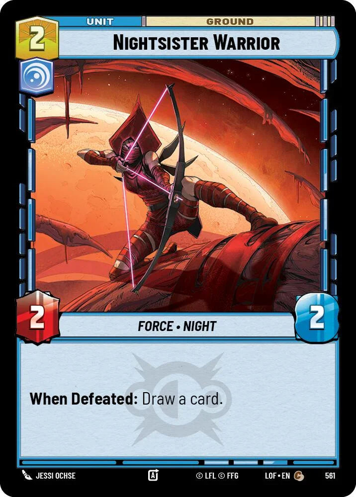 Nightsister Warrior (561) (Foil) (561) [Legends of the Force] (ONLINE ORDER ONLY)