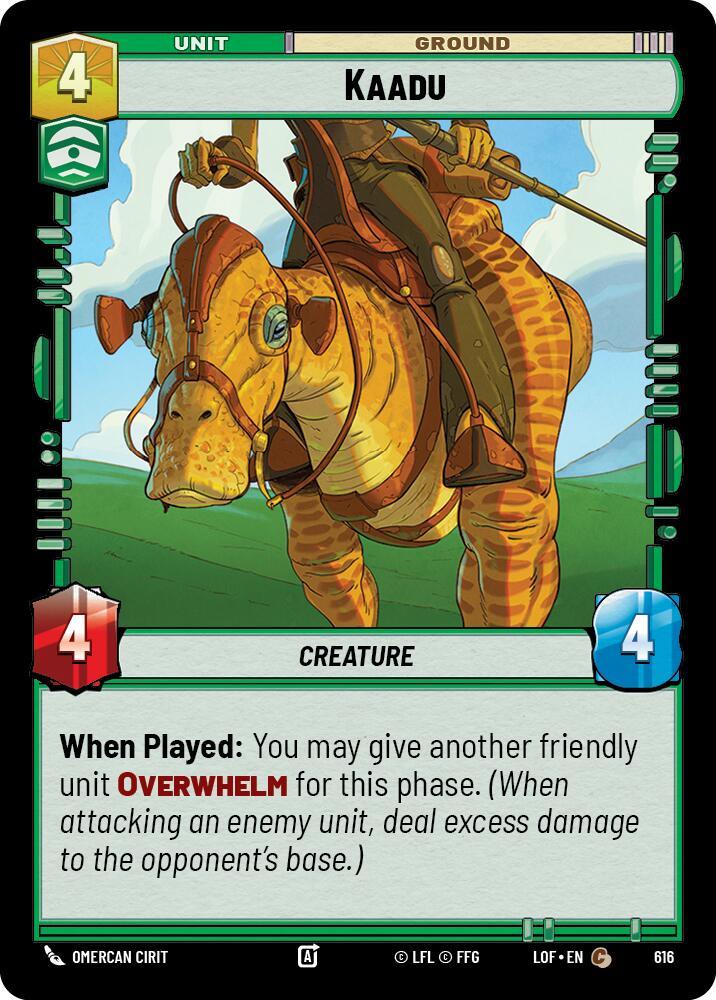 Kaadu (616) (Foil) (616) [Legends of the Force] (ONLINE ORDER ONLY)