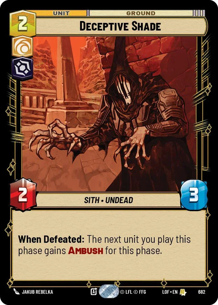 Deceptive Shade (682) (Foil) (682) [Legends of the Force] (ONLINE ORDER ONLY)
