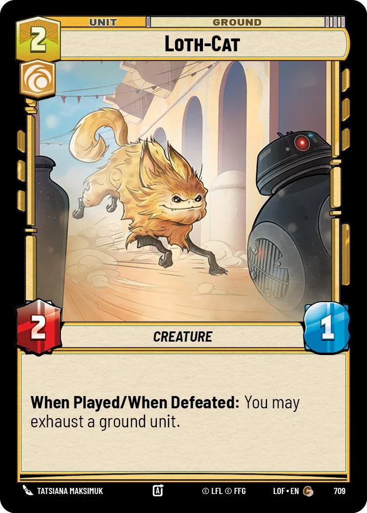 Loth-Cat (709) (Foil) (709) [Legends of the Force] (ONLINE ORDER ONLY)