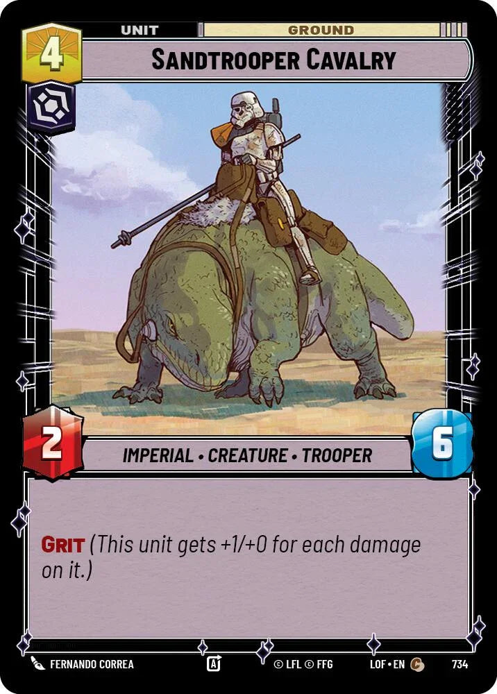 Sandtrooper Cavalry (734) (Foil) (734) [Legends of the Force] (ONLINE ORDER ONLY)