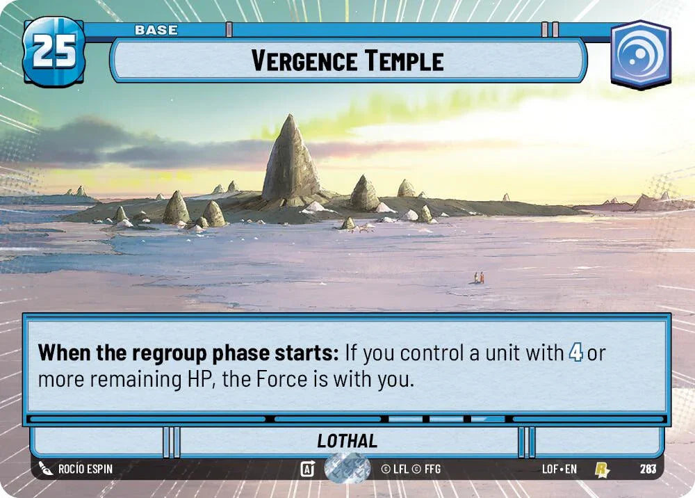 Vergence Temple (767) (Hyperspace Foil) (767) [Legends of the Force] (ONLINE ORDER ONLY)