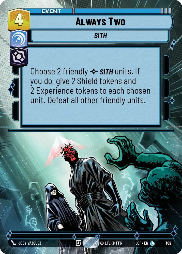 Always Two (782) (Hyperspace Foil) (782) [Legends of the Force] (ONLINE ORDER ONLY)
