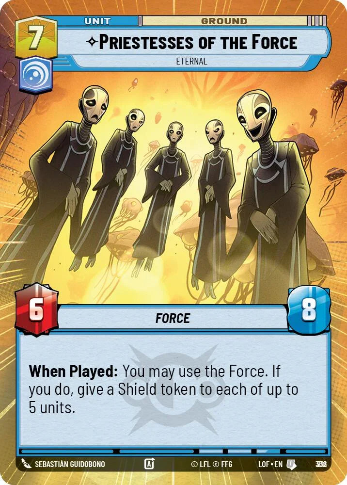 Priestesses of the Force (812) - Eternal (Hyperspace Foil) (812) [Legends of the Force] (ONLINE ORDER ONLY)