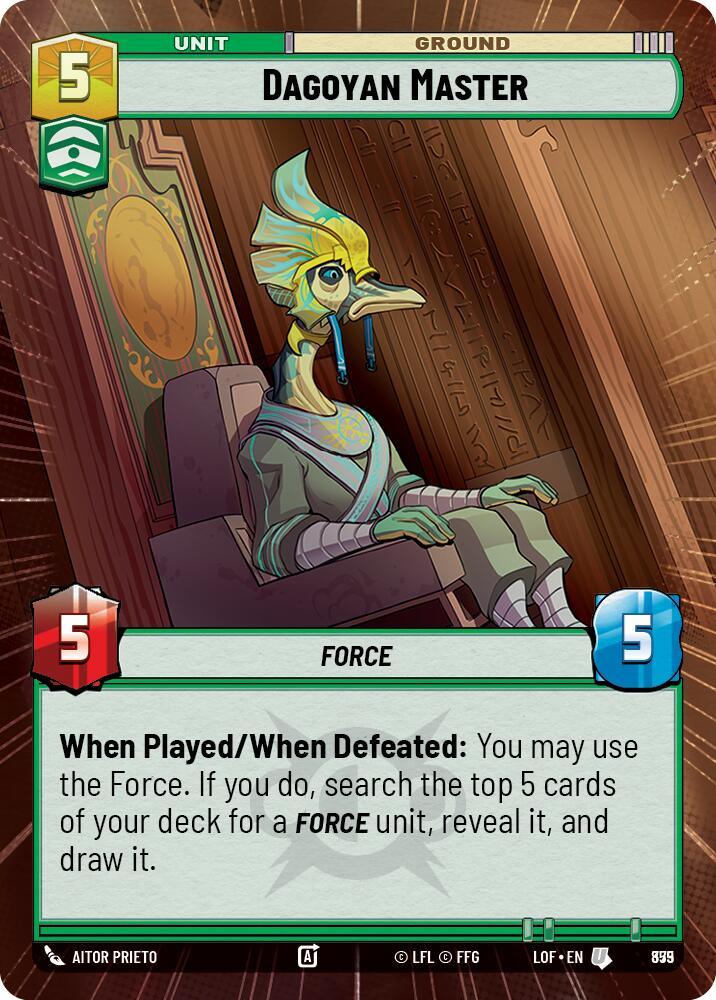 Dagoyan Master (855) (Hyperspace Foil) (855) [Legends of the Force] (ONLINE ORDER ONLY)