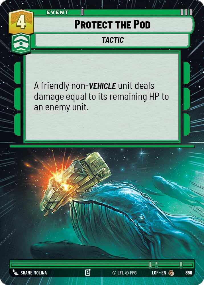 Protect the Pod (868) (Hyperspace Foil) (868) [Legends of the Force] (ONLINE ORDER ONLY)