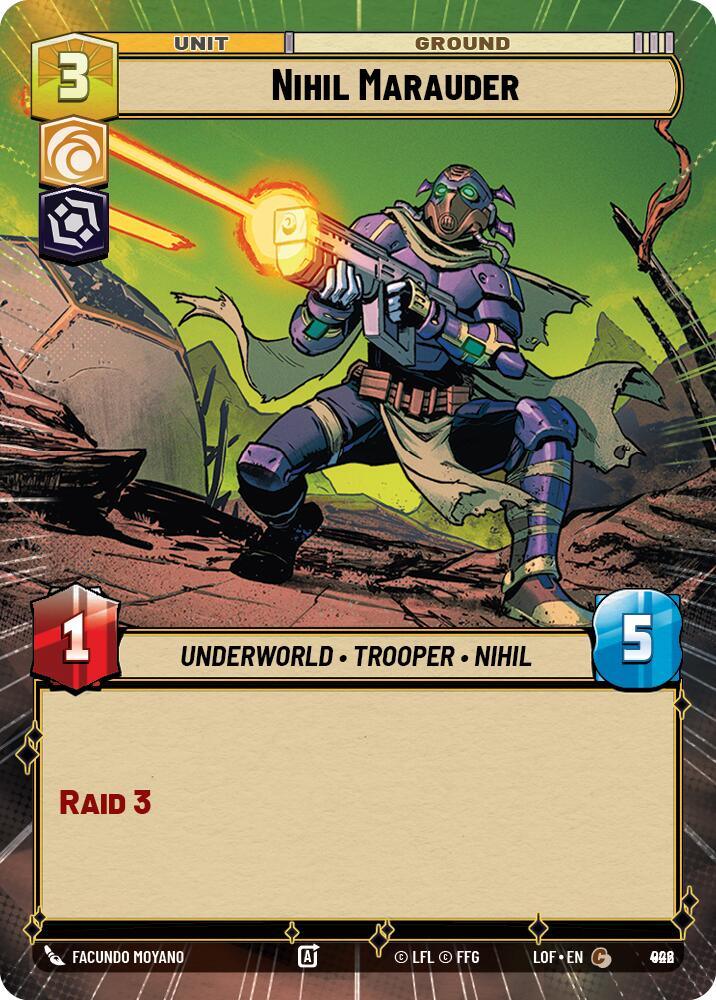 Nihil Marauder (922) (Hyperspace Foil) (922) [Legends of the Force] (ONLINE ORDER ONLY)