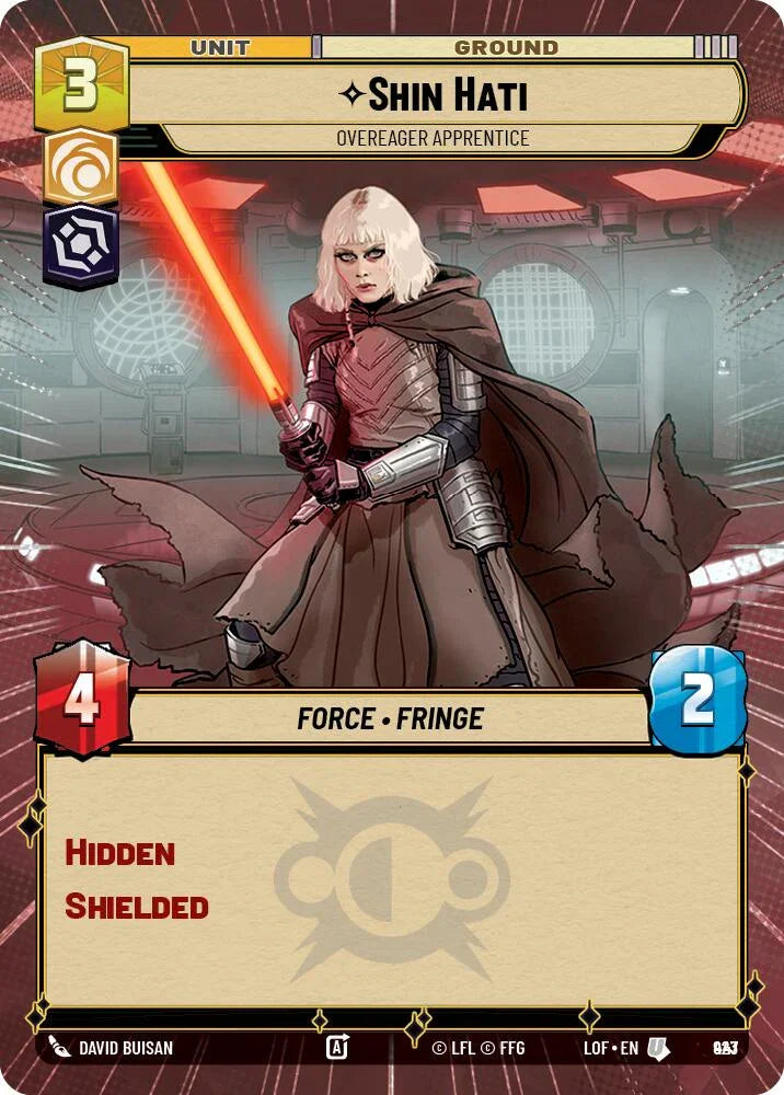 Shin Hati (923) - Overeager Apprentice (Hyperspace Foil) (923) [Legends of the Force] (ONLINE ORDER ONLY)