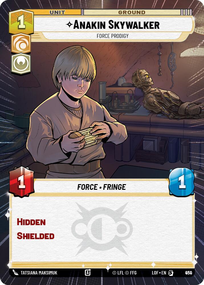 Anakin Skywalker (930) - Force Prodigy (Hyperspace Foil) (930) [Legends of the Force] (ONLINE ORDER ONLY)