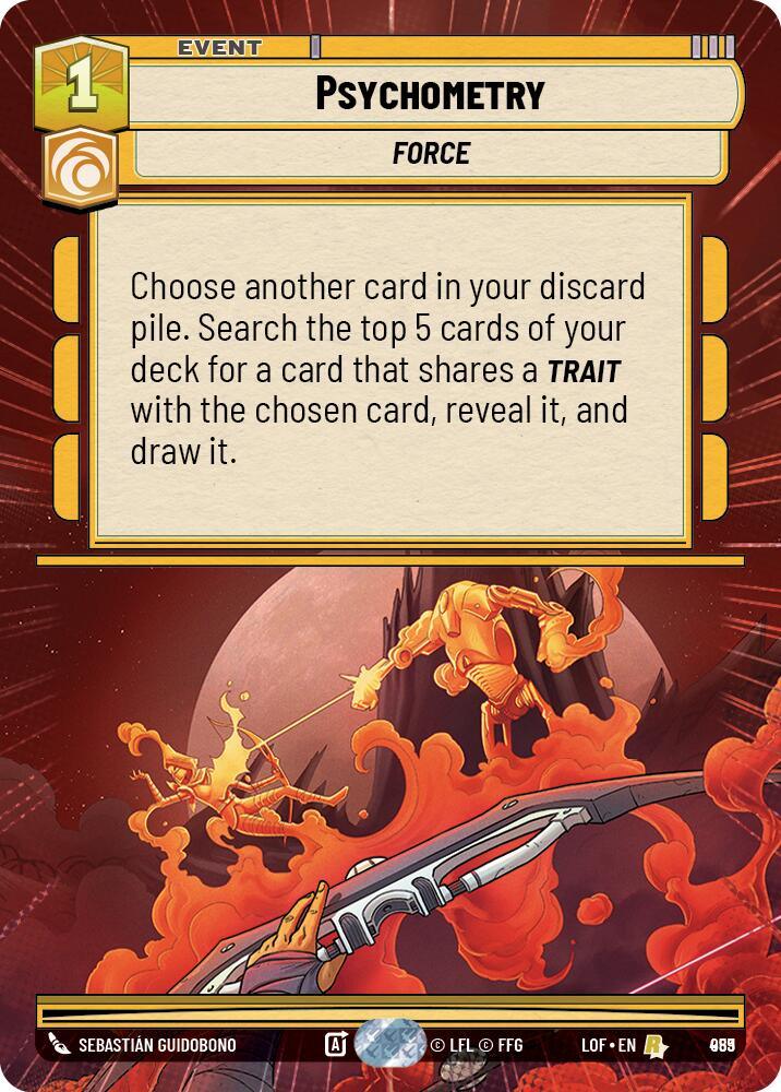 Psychometry (959) (Hyperspace Foil) (959) [Legends of the Force] (ONLINE ORDER ONLY)