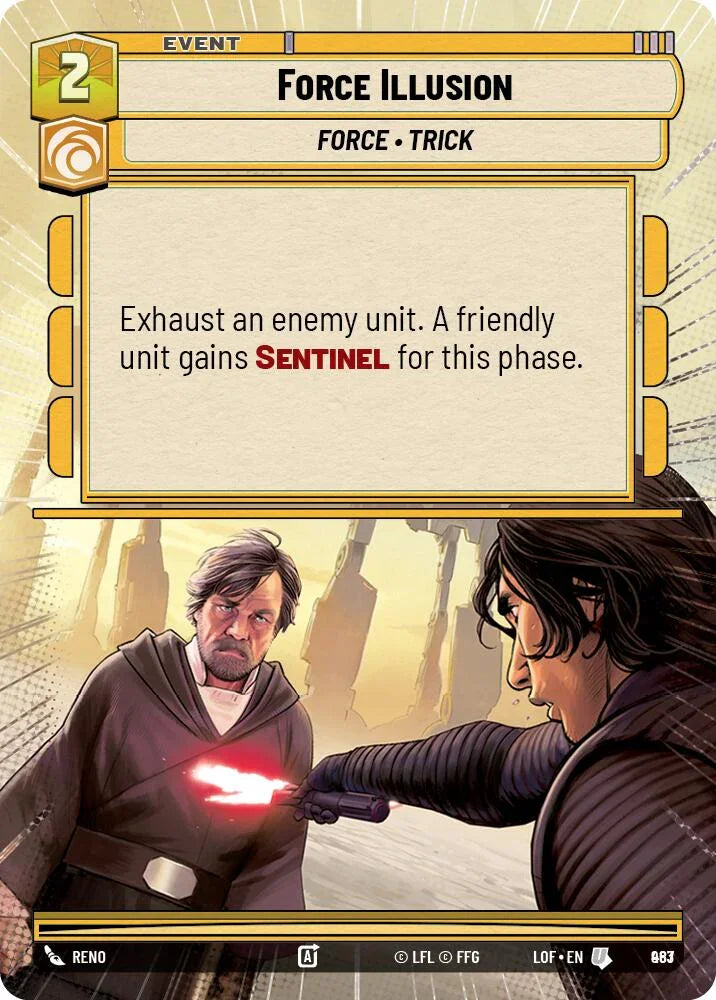 Force Illusion (963) (Hyperspace Foil) (963) [Legends of the Force] (ONLINE ORDER ONLY)