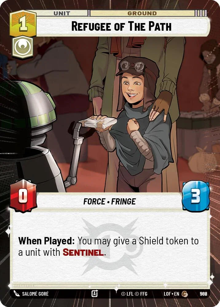 Refugee of The Path (982) (Hyperspace Foil) (982) [Legends of the Force] (ONLINE ORDER ONLY)