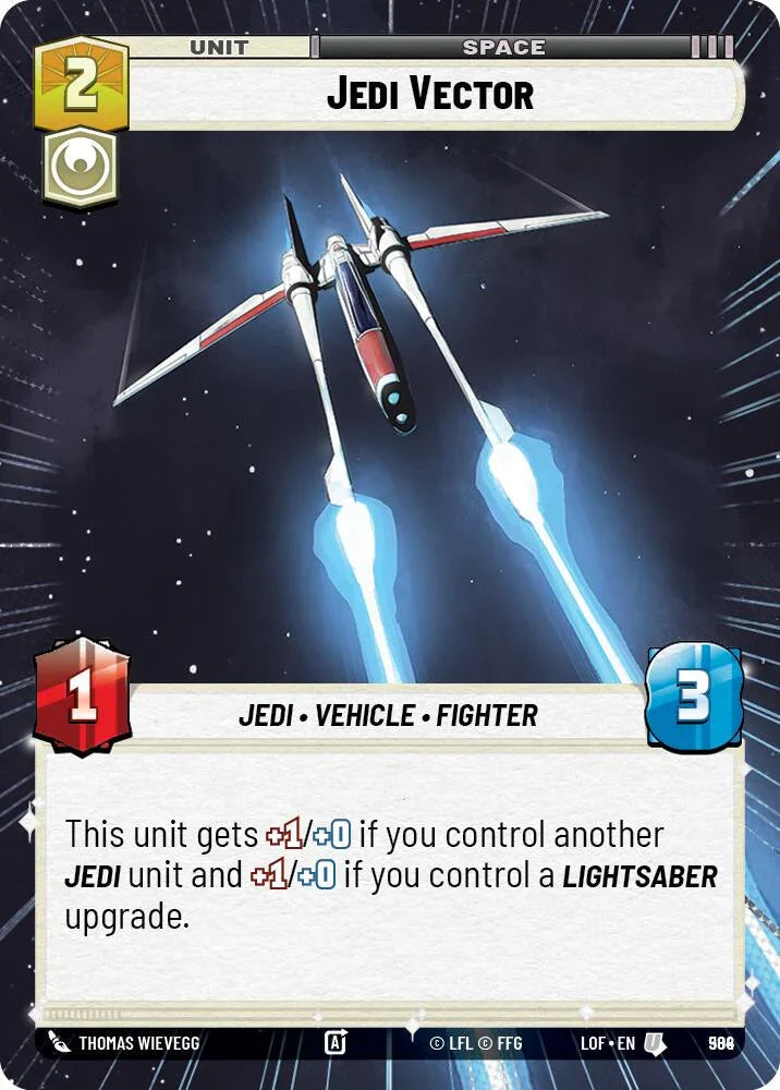 Jedi Vector (984) (Hyperspace Foil) (984) [Legends of the Force] (ONLINE ORDER ONLY)