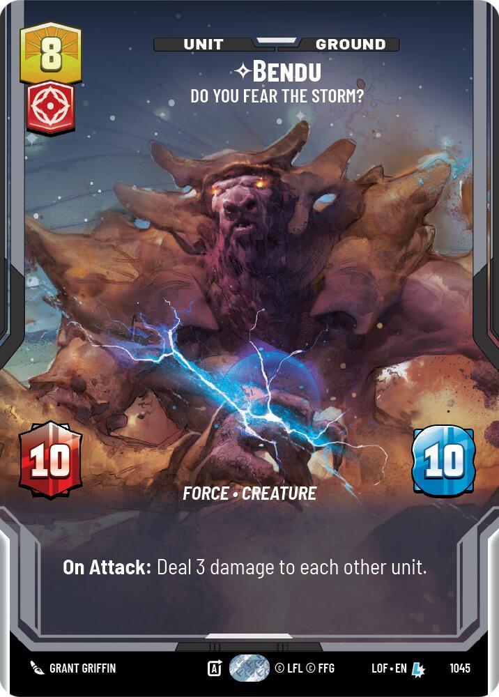 Bendu (1045) - Do You Fear the Storm? (Prestige) (1045) [Legends of the Force] (ONLINE ORDER ONLY)