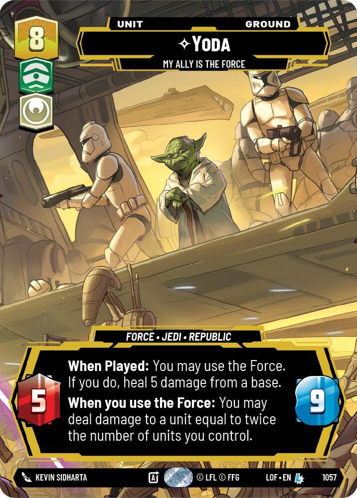 Yoda (1057) - My Ally is the Force (Prestige) (1057) [Legends of the Force] (ONLINE ORDER ONLY)