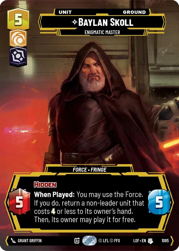Baylan Skoll (1065) - Enigmatic Master (Prestige) (1065) [Legends of the Force] (ONLINE ORDER ONLY)