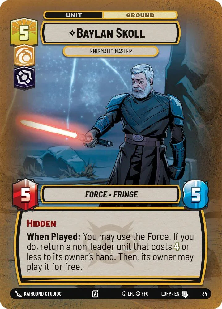 Baylan Skoll - Enigmatic Master (34) (34) [Judge Promos] (ONLINE ORDER ONLY)